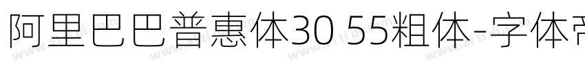 阿里巴巴普惠体30 55粗体字体转换 阿里巴巴普惠体30 55粗体字体转换